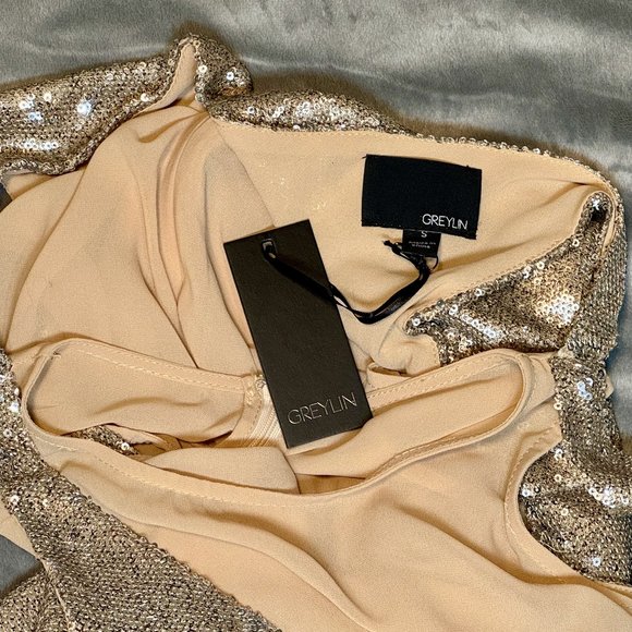 Anthropologie Greylin Gold Top - Picture 3 of 7